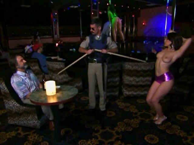 In the near future a vaccinated police officer will enforce a 6 foot social distancing law in strip clubs