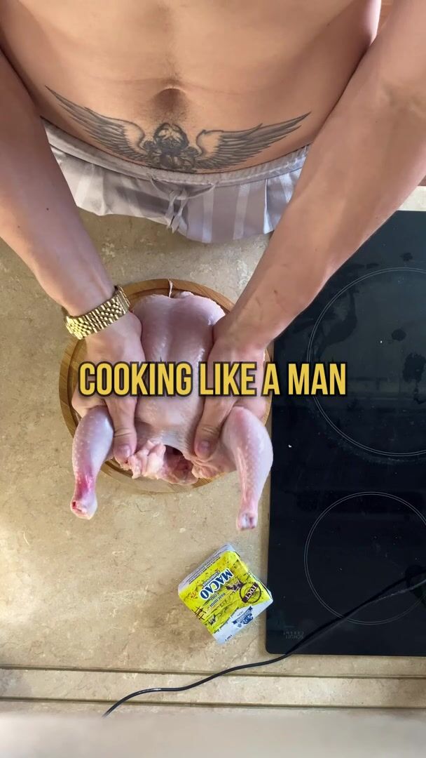 when real men are at the stove ???? what cooking next?)