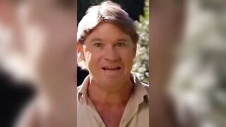 Funny: Steve Irwin tells about the Crocodile Death Roll, while a girl gives a BJ #2