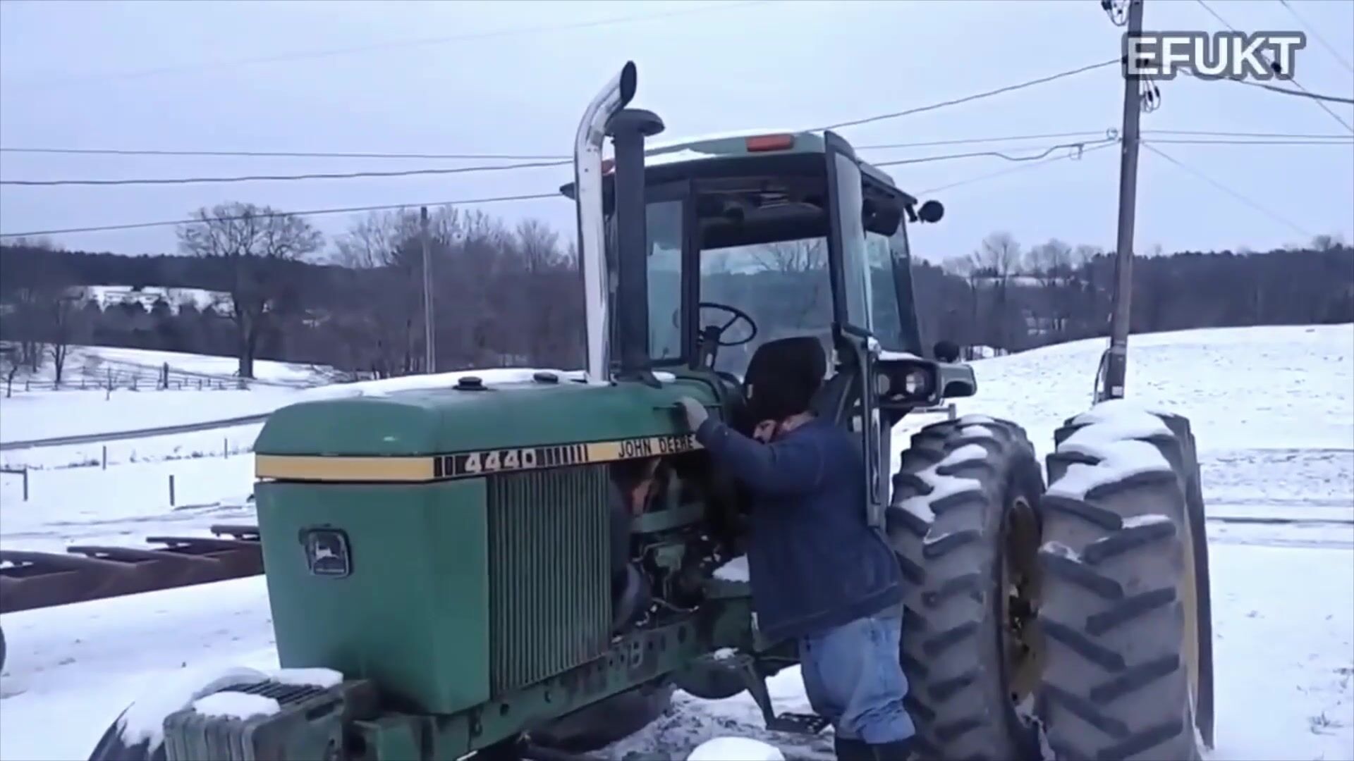 Damn tractor won't start and is making some strange noises