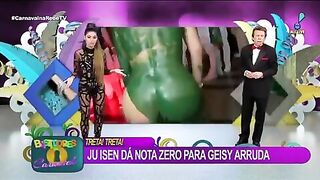 Funny: Butthole accidentally broadcast live on Brazil TV #4