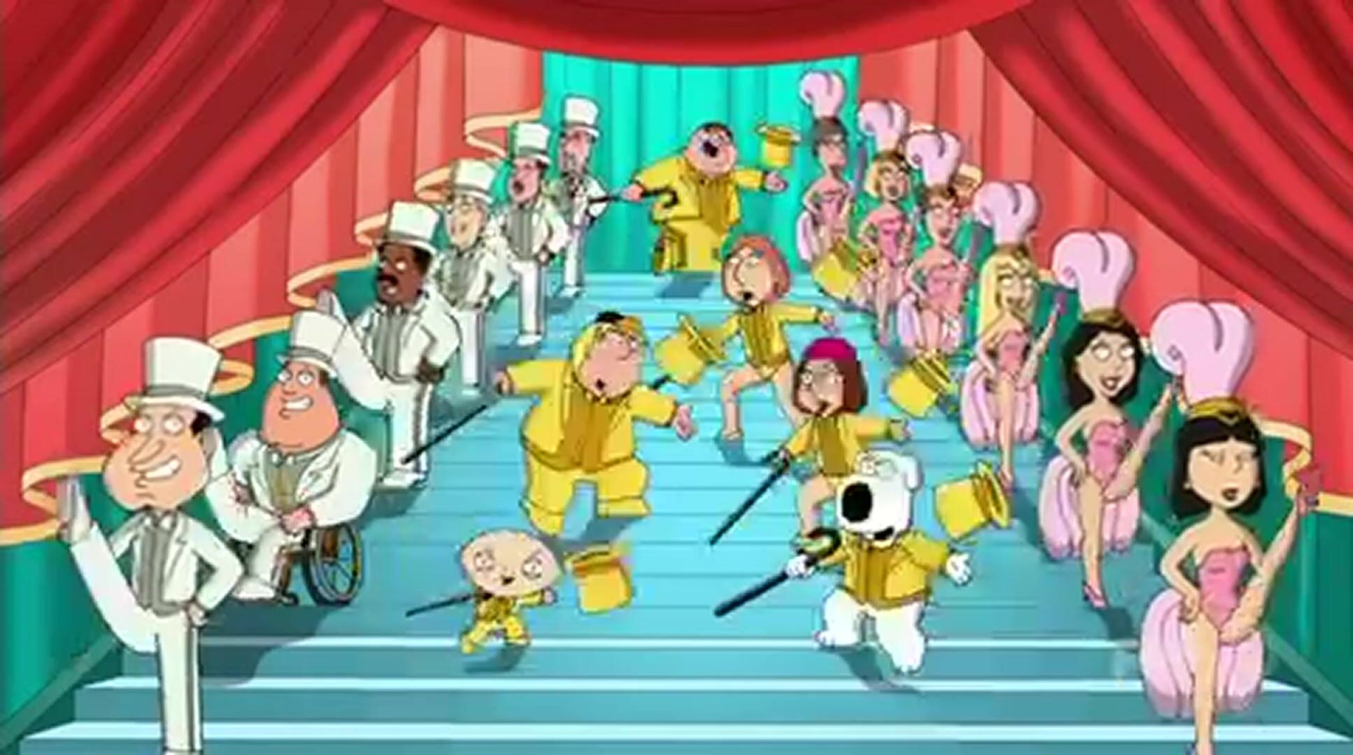 I must of missed this intro in family guy
