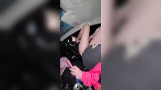 Funny: Girl Pisses out of Car Window on Busy Freeway #2