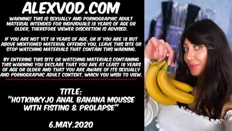 New way to do banana mousse