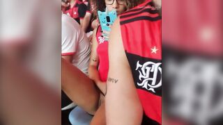 Trashy: Showing Pussy at the Game #3