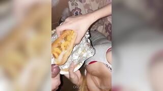 Trashy: Cum hotdog #2