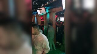 Exposing tits in the club