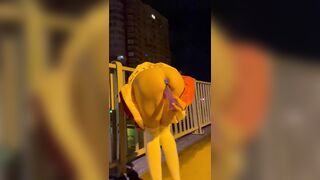 Trashy: I like to masturbate on my evening walk #4