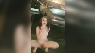 Trashy: A little pussy in the parking lot ♥️♥️ #4