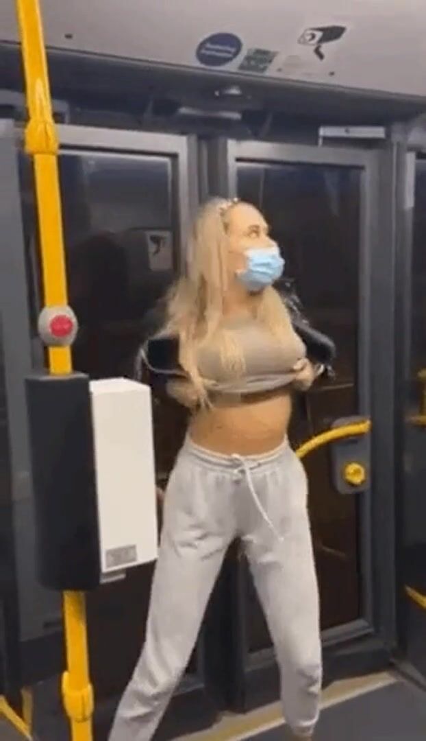 Teen on a Public Train