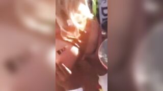 Trashy: Tattoo artist stretches her asshole #4