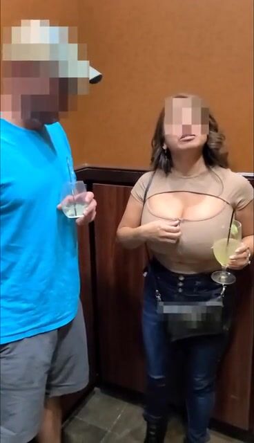 One Too Many and Letting A Stranger Fondle Her Boob