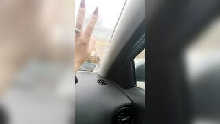 Trashy: She's weaving to oncoming drivers to show them those huge boobs [Cukierkowa Zgrywuska] #2