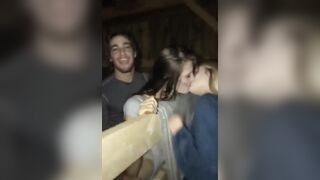 Trashy: Sex in a barn with friends #4