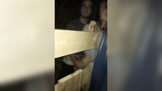 Trashy: Sex in a barn with friends #3