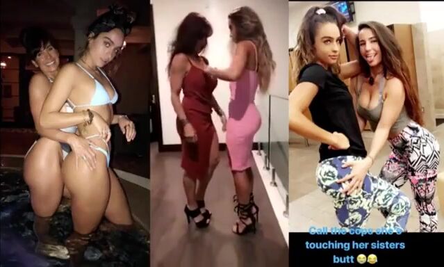 Sommer Ray lets her mother and sister play with her ass and tits