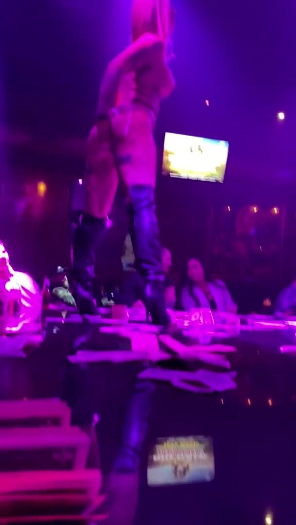 Kleio Valentien stirs a drink with a buttplug and he drinks it!