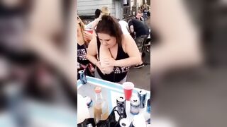 Trashy: That titty has some weight to it #3