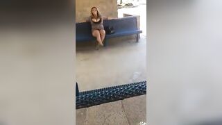 Crackhead with some tiddies