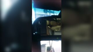 Trashy: Fucking in the Uber during a traffic jam #2