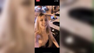 Trashy: lesbians flashing and making out #2