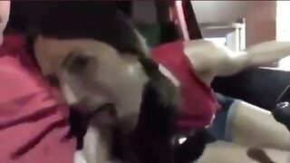 Trashy: Trashy Gf sucks at drivethru #4