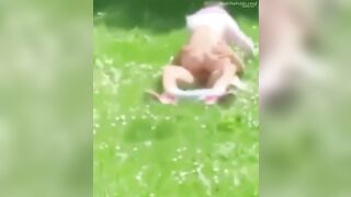 Trashy: Garden sex #4