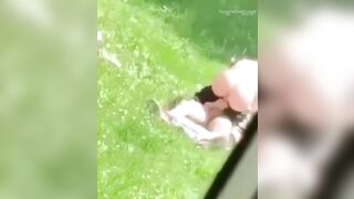 Trashy: Garden sex #2