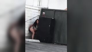 Trashy: Found a homeless chick getting it #3