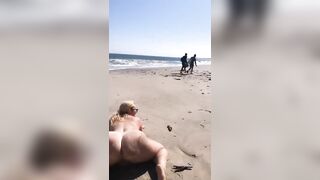 Trashy: Big Girl Naked On The Beach #2