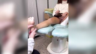 Trashy: Giving the podiatrist a show #2