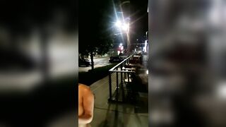 Trashy: Naked girl does not mind police watching #3