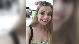 Trashy: Cum Walk in The Mall #2