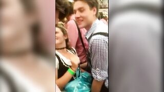 Fingered at Oktoberfest