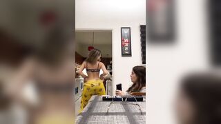 Trashy: Shooting sexy tiktoks in front of mom #4