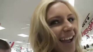Trashy: Almost get caught fucking in a bed store #2