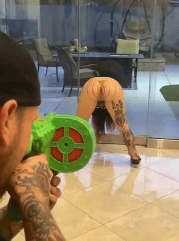 Nerf target practice