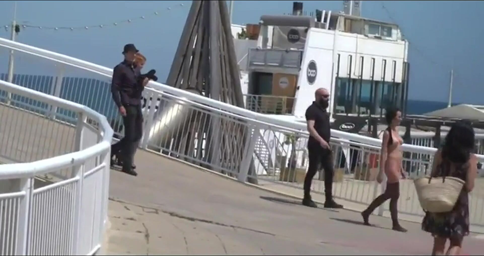 Seaside walking