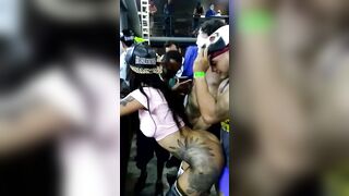 Trashy: People taking turns for festival cunt #3