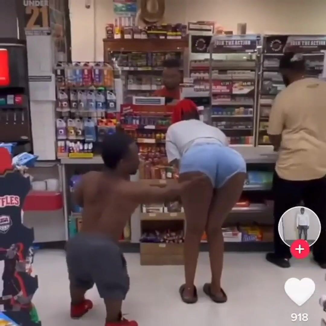 Little man went for a little booty.