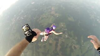 NSFW Wow: Maybe If She Flaps Fast Enough She Won't Need The Parachute #4