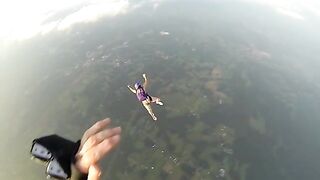 NSFW Wow: Maybe If She Flaps Fast Enough She Won't Need The Parachute #2